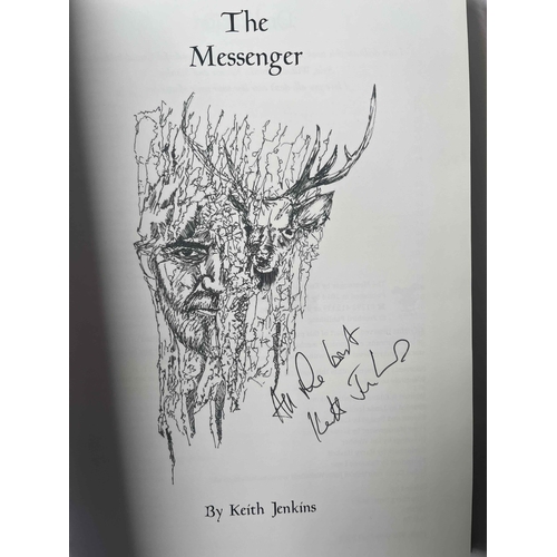 356 - Fishing - Messenger by Keith Jenkins, Signed by the author, Novel about Carp fishing.,