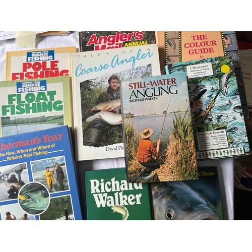 20 Fishing books, Including Wheat, Watkins, Pitchford, Stone