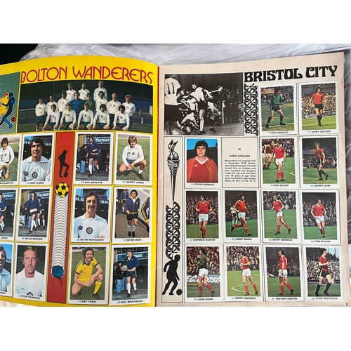 110 - FKS 77/78 Soccer Stars, 1 missing Chris Garland of Bristol City, Arsenal page loose as pictured. Oth... 