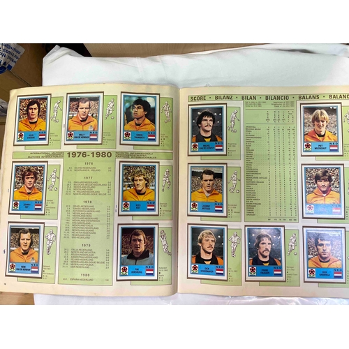 100 - Panini Europa 80, 1 missing number 199 Eire Sticker. Some scores written in. Good