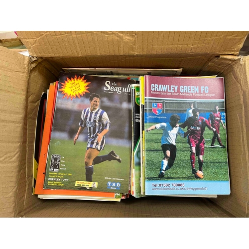 77 - NON-LEAGUE Programmes; Over 300 nearly all in mint condition 1980 to 2010, over half are FAC matches... 