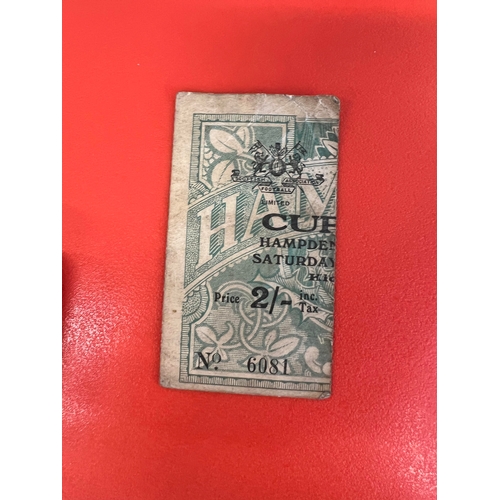 328 - Ticket, Rangers v Clyde Scottish FA Cup Final from 1949. Half cut as per normal for this age. very r... 