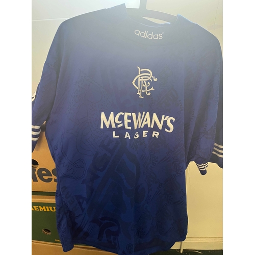 339 - 1994/95 Rangers Champions League, Player issued number 12 shirt.