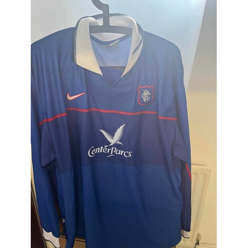 340 - 1997/98 Rangers CentreParcs Rare European shirt, Never sold to the public.