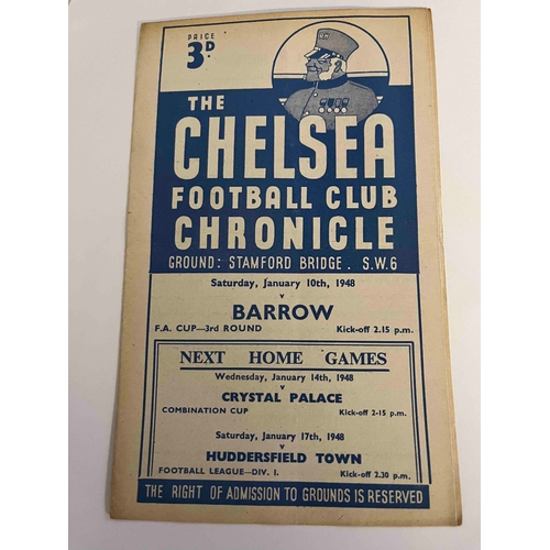 302 - 1947/48 Chelsea v Barrow FA Cup, clean copy