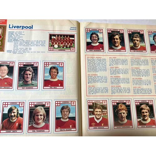 389 - Panini 78 - Complete English football league album in really good condition.