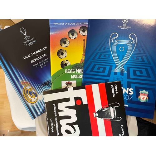 194 - European Cup finals x 18, Includes. European Cup, Champions league, Europa League finals, plus Women... 