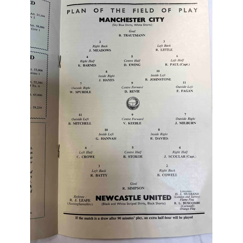 136 - 1955 FA Cup Final, Manchester City v Newcastle United, clean copy