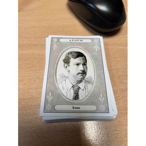 260 - Full set of Victorian Cricket Personalities cards. Created by Sporting collectibles of leicester.