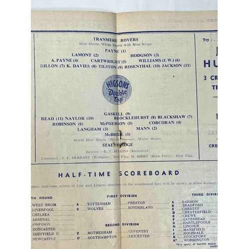 267 - 1951/52 Tranmere Rovers Reserves v Stalybridge Celtic, Cheshire County League