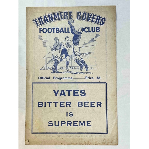 267 - 1951/52 Tranmere Rovers Reserves v Stalybridge Celtic, Cheshire County League