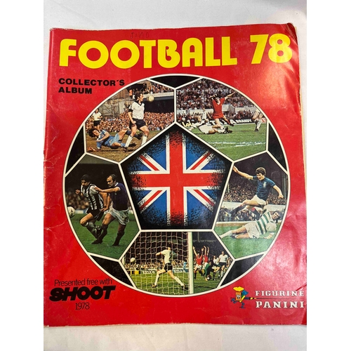 348 - Panini 78 - With 98 signed stickers, Not complete, Including Brady, Stapleton, Kendall, Trevor Franc... 