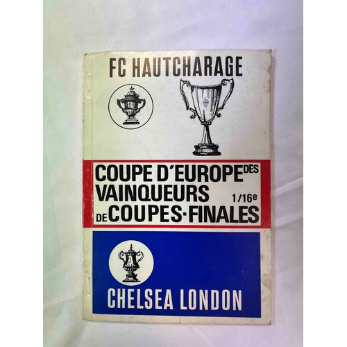 405 - Chelseas CWC run to final 1970/71 FC Hautcharange v Chelsea CWC, Great condition