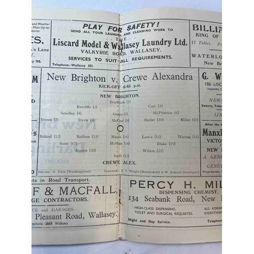 426 - 1934/35 New Brighton v Crewe Alexandra, Good