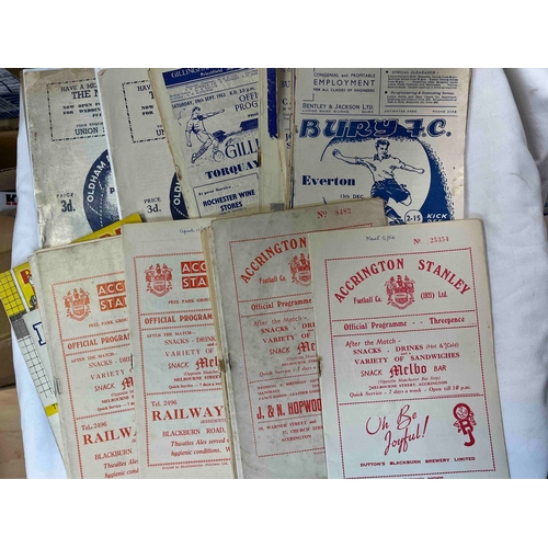 505 - 74 x 1950's Ex League programmes Accrington to York; Many, different clubs spanning the decade. Ther... 