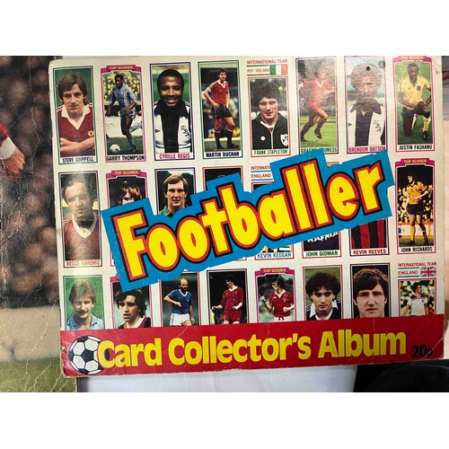 612 - 1969/70 Soccer Stars In Action, Sticker Album complete, plus 1981 Topps Football Album complete with... 