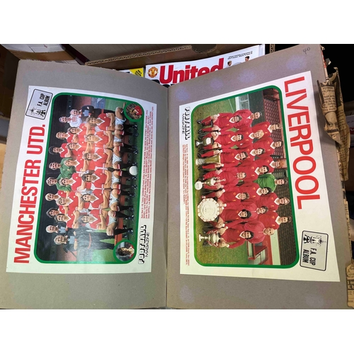 629 - Banana Box of Manchester United Programmes mainly 2000's