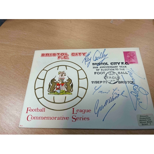 39 - Bristol City First Day cover, 70th Anniversary Year of election to the football League 1901-1971. Si... 