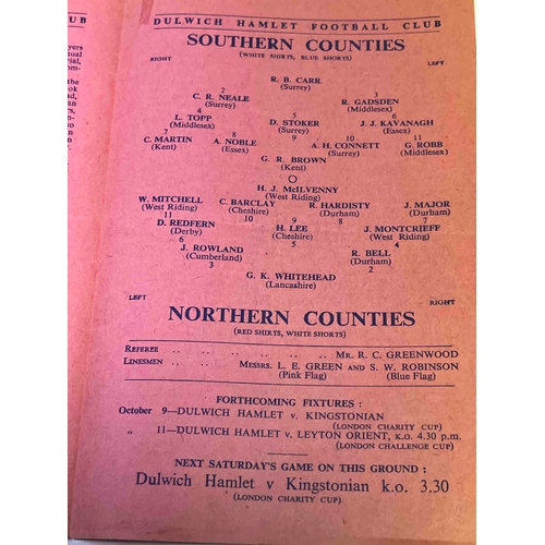 72 - 1948/49 Southern Counties v Northern Counties, Played at Dulwich Hamlet