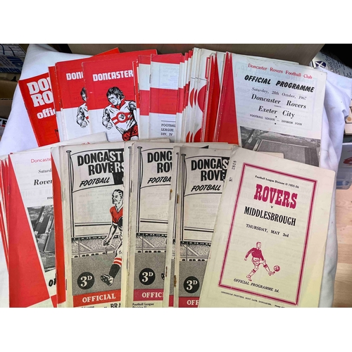 70 - Doncaster Rovers, 70 Home Programmes, 4 x 50s, 42 x 60s, 24 x 70s, Unmarked