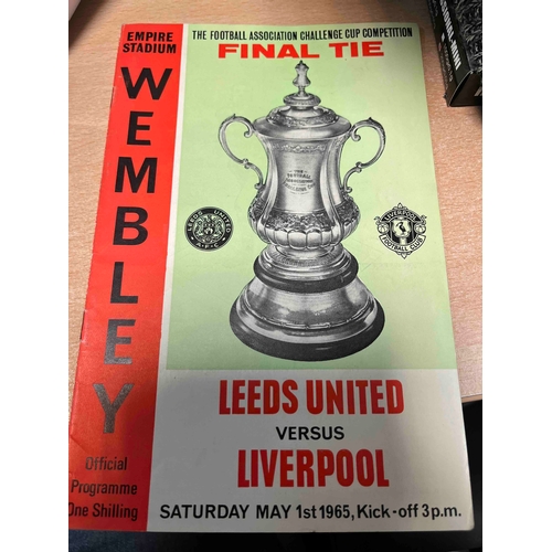 108 - Leeds United v Liverpool 1965 FA Cup Final Programme, Good