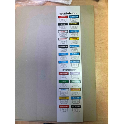 170 - League Ladders from Shoot, 86/87 with Division 1 plus Scottish premier and division 1, Plus the same... 