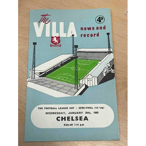 236 - 1965 League Cup Semi Final Aston Villa v Chelsea. Great condition