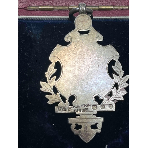 243 - Medal, 1898/99 North Essex League, Division 2, In its own case, Does not say whether winner or runne... 