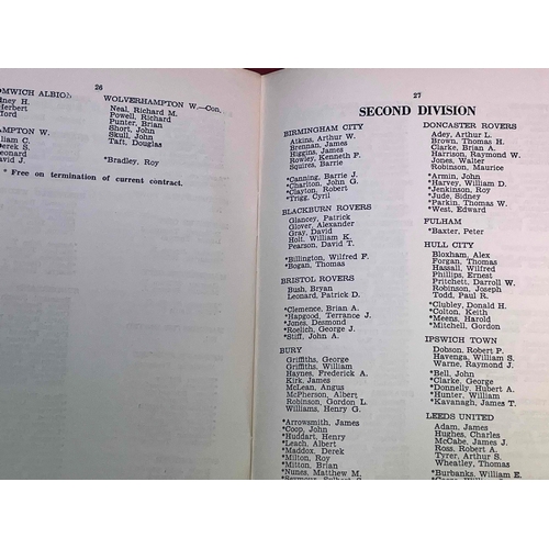 257 - 1954/55 The Football League, Retain and Transfer List. Includes Duncan Edwards listed and Chelsea wo... 