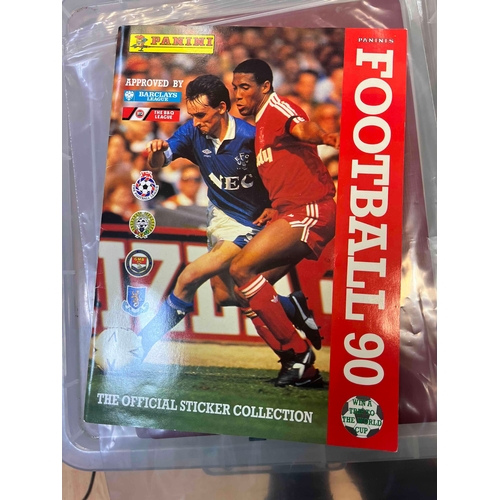 247 - Panini Football 90, Excellent condition with only 28 Missing, all foils of the team. Condition of th... 