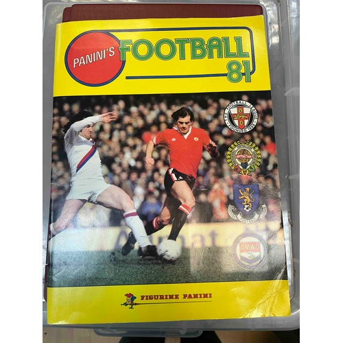 251 - Panini Football 81, Incomplete missing 11, general condition is great