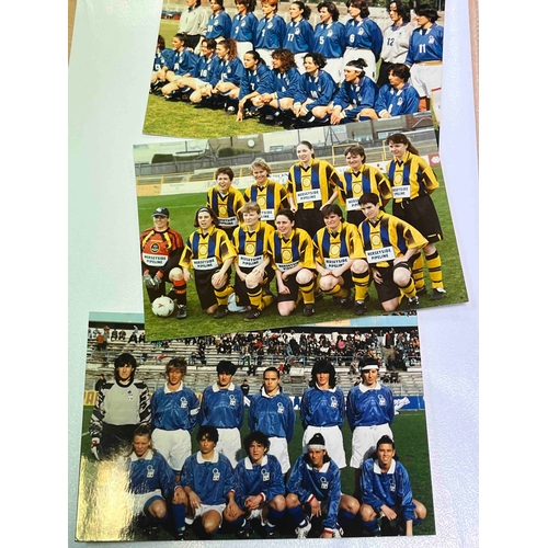 50 - Ladies team pictures, England 1996 v Italy in Cosenza, Portugal 1996 v England, Italy 1996 v England... 