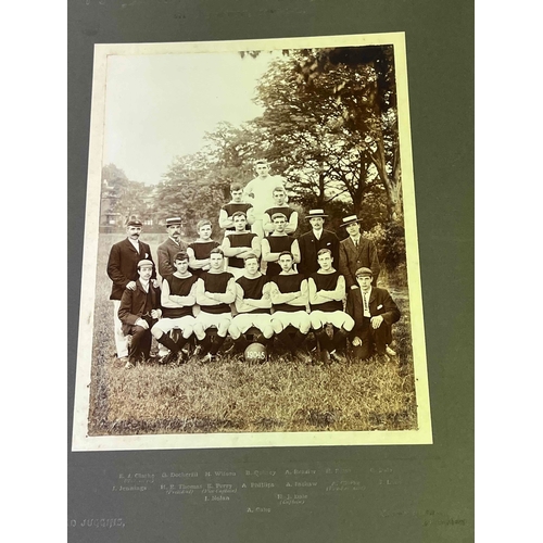 531 - 2 x Aston Villa 1904/05 Wesleyans. First Eleven and second Eleven, Mounted Team photos. Great condit... 