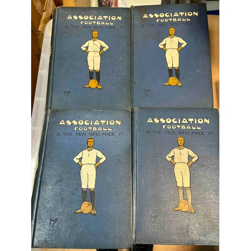 532 - 4 Volumes of the Association Football & The Men that made it (1906). By Alfred Gibson and William Pi... 