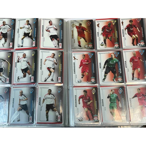 550 - FA Premier League 3 x Shoot Out Card binder Albums, 2004/05, 2005/06 2006/07, Mostly completed but n... 