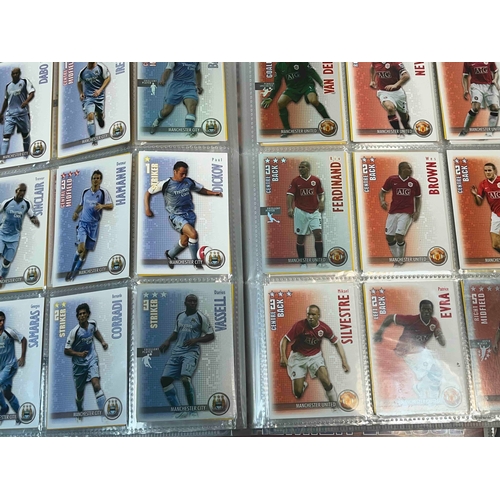 550 - FA Premier League 3 x Shoot Out Card binder Albums, 2004/05, 2005/06 2006/07, Mostly completed but n... 