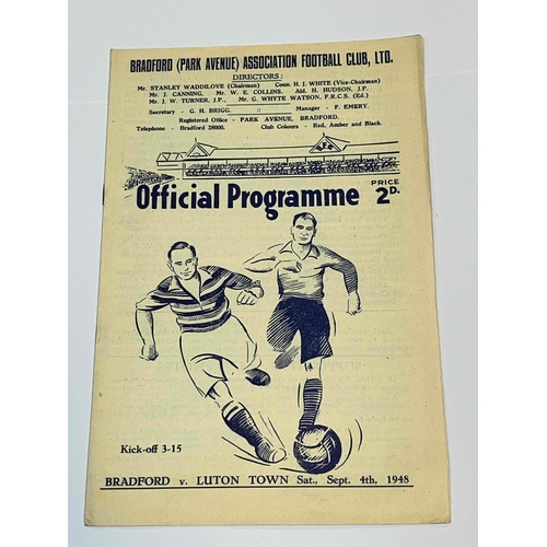 523 - 1948/49 Bradford Park Avenue v Luton Town. Great condition