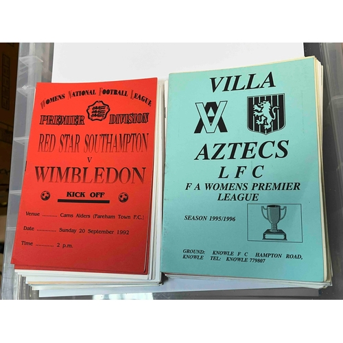 527 - Ladies Matches from the 1990s. Includes Villa Aztecs, Watford Ladies, Wembley Ladies, AFC Wimbledon ... 