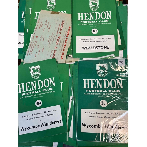 529 - Hendon 60's programmes good qty