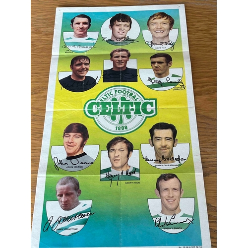 653 - Celtic Team Poster AB&C