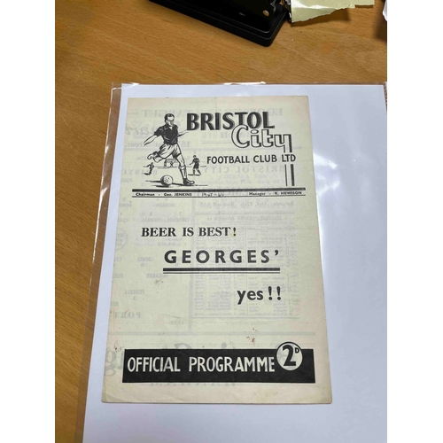 29 - 1946/47 Bristol City v Port Vale, great condition