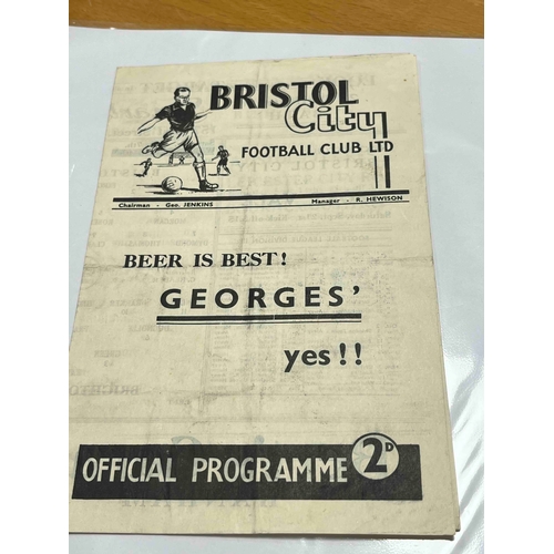 26 - 1946/47 Bristol City v Brighton, great condition