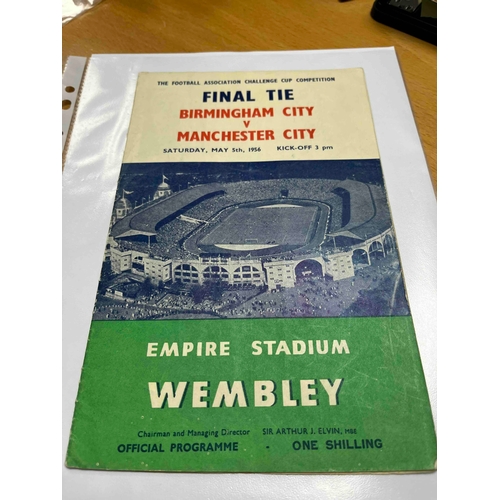 87 - 1956 FA Cup Final, Manchester City v Birmingham City, good,