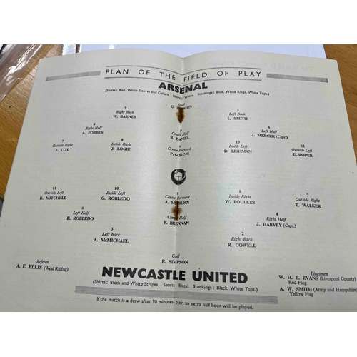 83 - 1952 FA Cup Final, Newcastle United v Arsenal, good, RS,