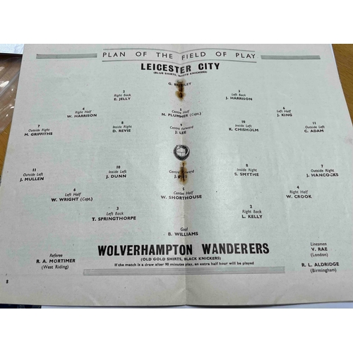 78 - 1949 FA Cup Final, Leicester City v Wolves, good, RS