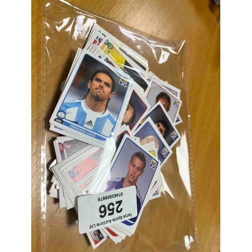 256 - 144 x 2010 Panini World Cup Stickers. Some duplication