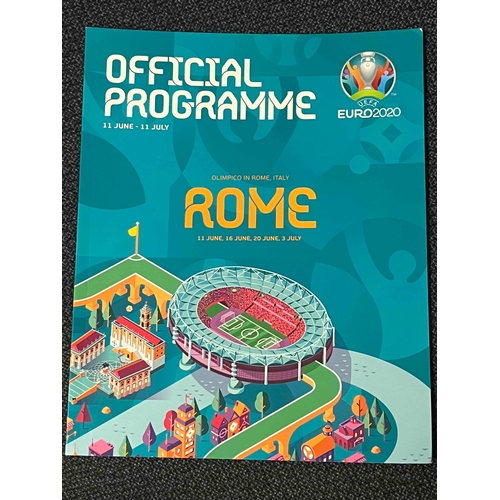 270 - EURO 2020 Rome Edition, Rare and hard to get programme.