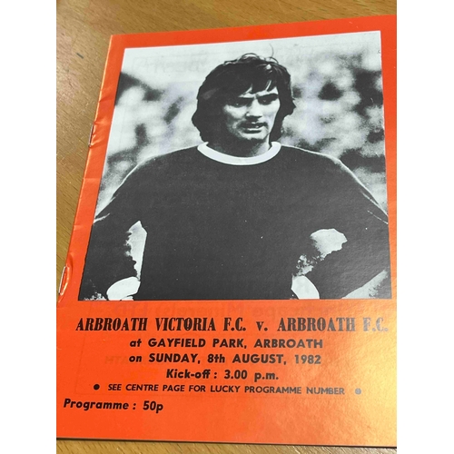 258 - George Best - Arbroath Victoria FC v Arbroath FC, 1982 FR