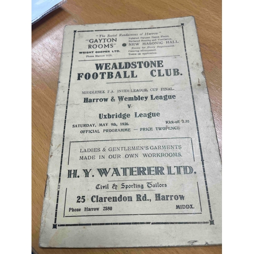 642 - 1935/36 Middlesex Inter League Cup Final, At Wealdstone, Harrow & Wembley League v Uxbridge League