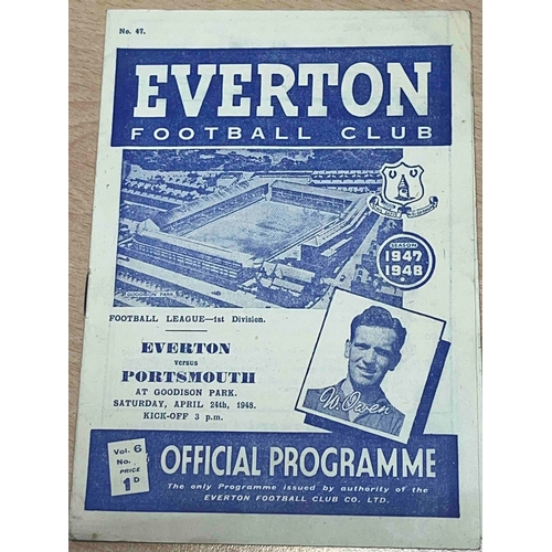 72 - 1947/48 Everton v Portsmouth, TC